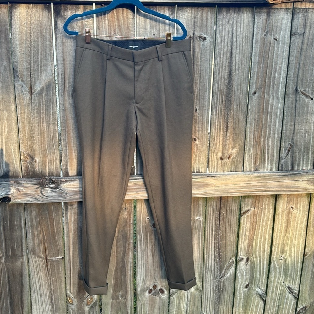 The Kooples olive green slacks, size 46 (US 10)